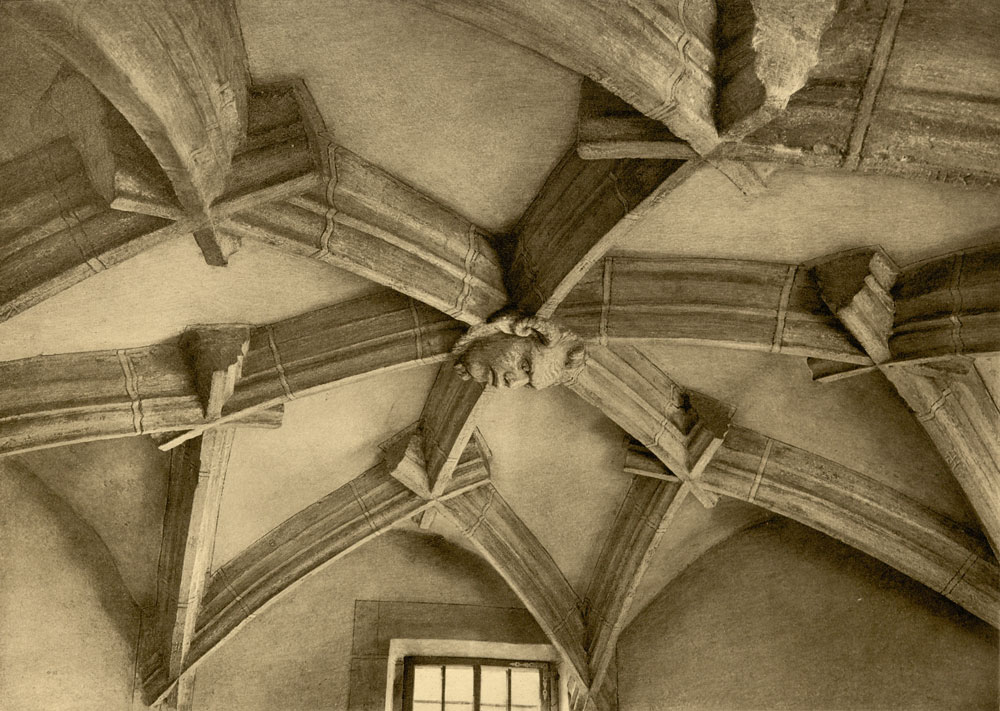 Bamberg. Alte Hofhaltung. Treppengewölbe