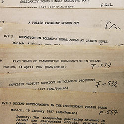 RFE/RL Polish Underground Press