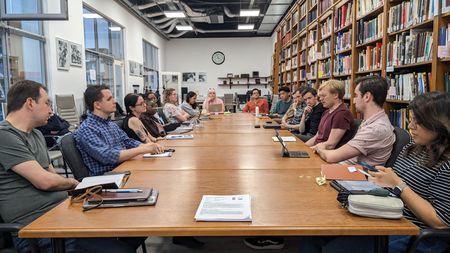 Global Fellows in the Research Room